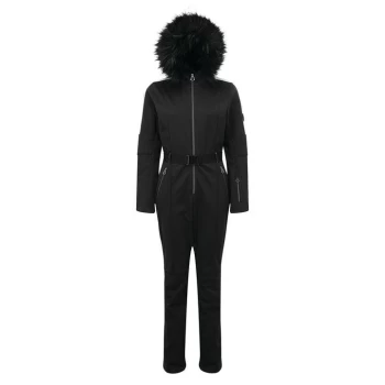 image of Dare 2b Snowfall Softshell Ski Suit - Black