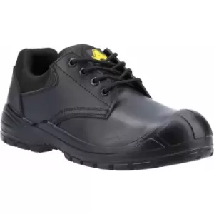 Image of Amblers Unisex Adult 66 Leather Safety Shoes (11 UK) (Black) - Black