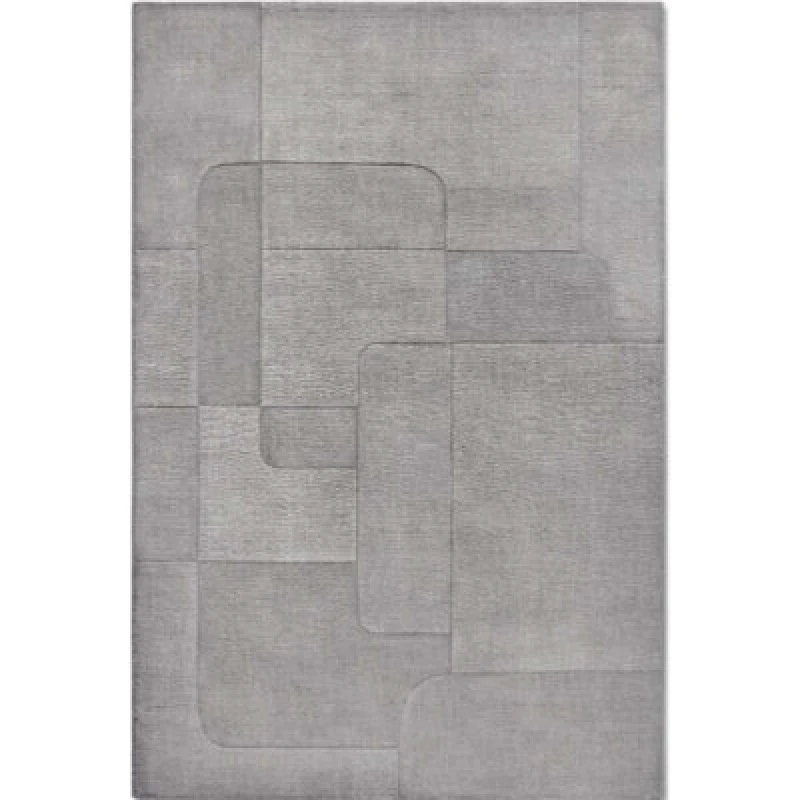 Image of The Rugs Villeroy & Boch 1906 Wool Rug Charlotte Handwoven Soft & Durable In Grey
