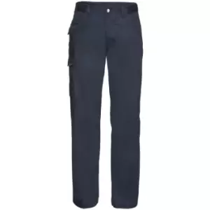 Image of Russell - Workwear Mens Polycotton Twill Trouser / Pants (Regular) (46W x Regular) (French Navy) - French Navy