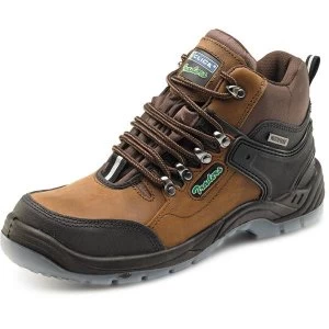 Image of Click Traders S3 Hiker Boot PU Leather TPU Size 10 Brown Ref CTF31BR10