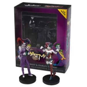 image of Eaglemoss DC Comics Masterpiece Collection (Joker, Harley Quinn) 2-Pack Statue