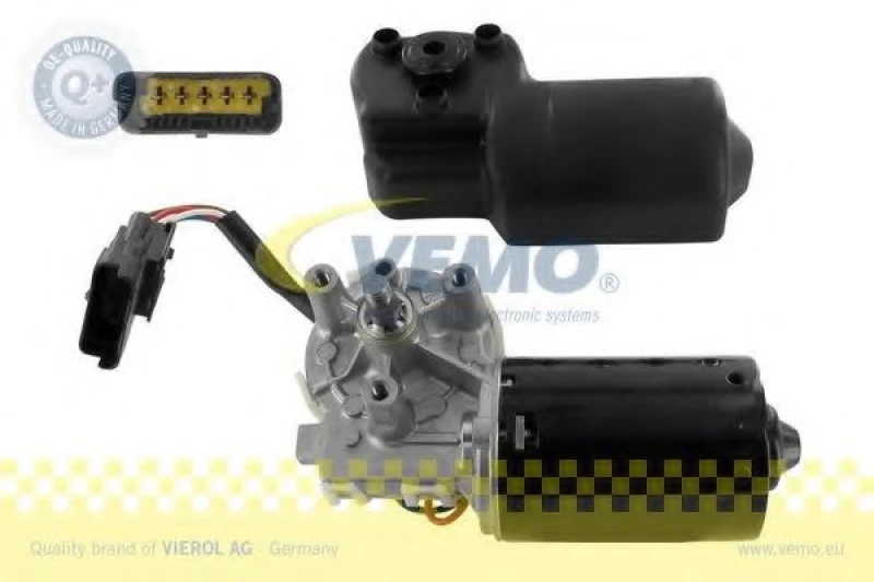 Image of VEMO V46-07-0005 Wiper Motor Q+, original equipment manufacturer quality, Front Wiper Motor (295)