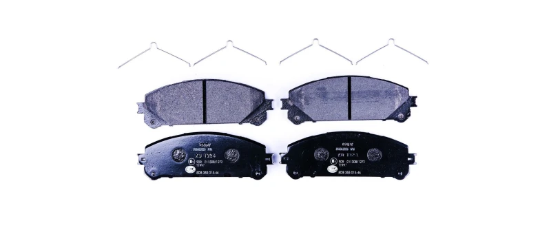 Image of HELLA Brake pad set HELLA 8DB 355 015-461