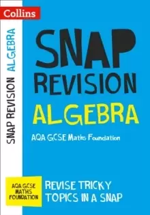 Image of AQA GCSE 9-1 Maths Foundation Algebra (Papers 1, 2 & 3) Revision Guide : Ideal for Home Learning, 2022 and 2023 Exams