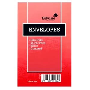 Image of Silvine Duke-Sized Pre-Glued Envelopes 16 Pack of 36 317