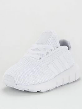 Image of Adidas Originals Swift Run Infant Trainers - White