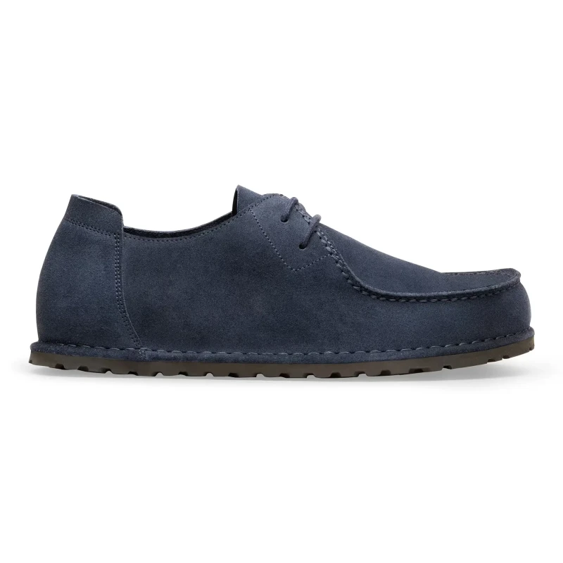 Image of Birkenstock Narrow loafers Birkenstock Utti Lace Bleu Unisex 41 Etroit