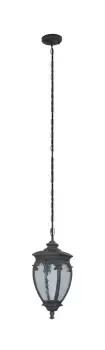 Image of Fleur Outdoor Pendant Ceiling Light Bronze Antique, IP44