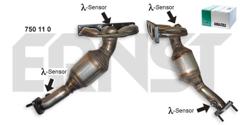 Image of Catalytic converter ERNST 750110