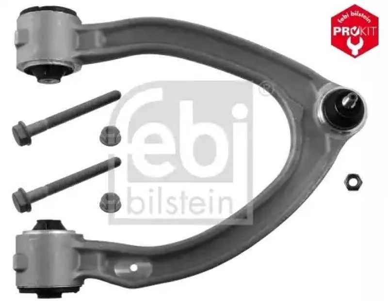 Image of FEBI BILSTEIN 47737 Suspension arm Control Arm, Aluminium, OE Turbo NEW, Front Axle Right, with bolts/screws, with nuts Aluminium Track Control Arm (2