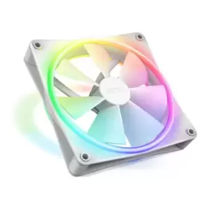 image of NZXT F140 RGB Duo 140mm PWM Single Fan White