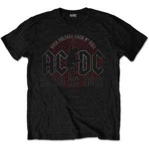 Image of AC/DC - Hard As Rock v2 Mens XX-Large T-Shirt - Black