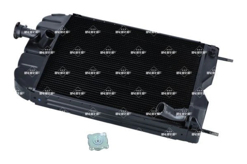 Image of NRF 530023 Engine radiator EASY FIT Brazed cooling fins, Copper, with lid Copper Radiator,engine cooling (470)