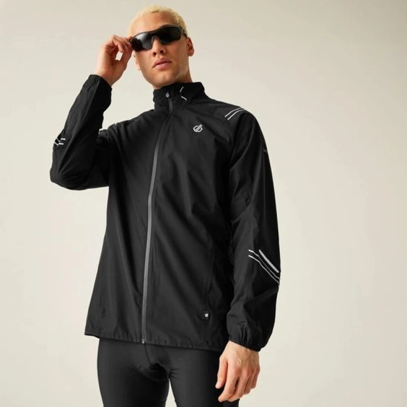 Image of Dare 2b Dare 2b 'Illume' Waterproof Jacket in Black Size: X-Large Black XL Unisex 5059404826285