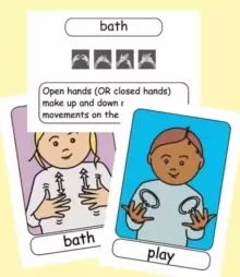 Image of Let's Sign BSL Flashcards : Early Years and Baby Signs (British Sign Language)
