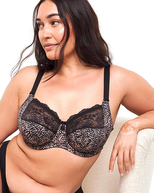 Image of Elomi Elomi Morgan Full Cup Wired Bra Ebony Ebony - Elomi - Size: 34G Ebony Female 34G YC53416