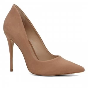 Image of Aldo Cassedy slip on high heel shoes Natural