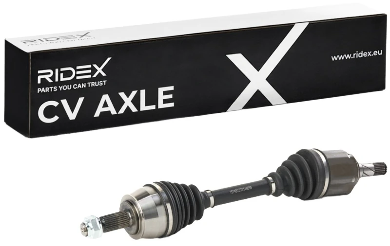 Image of RIDEX 13D0877 Drive shaft Manual Transmission, Front axle both sides Drive Shaft (13)