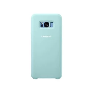 image of Samsung EF-PG955TLEGWW Galaxy S8 Plus Silicone Cover in Blue