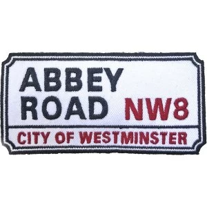 Image of Road Sign - Abbey Road, NW London Sign Standard Patch