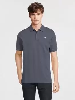 Image of G-Star RAW Dunda Small Logo Polo Shirt - Blue Size M, Men
