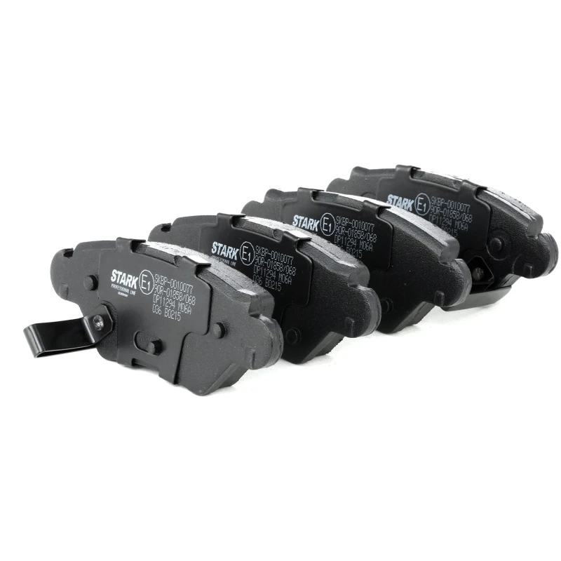 Image of STARK SKBP-0010077 Brake pad set Rear Axle, with acoustic wear warning Brake Pad Set,disc brake (402)