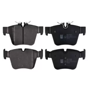 Image of Brake Pad Set ADU174245 by Blue Print rear axle
