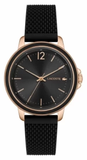 Lacoste SLICE Womens Black Silicone 2001198 Watch