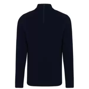 Image of Callaway Tour Authentic Cashmere Quarter Zip Jumper Mens - Blue