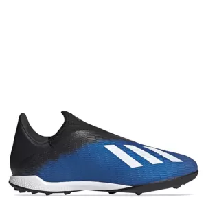 Image of adidas X Laceless 19.3 Astro Turf Football Boot - Blue, Size 10, Men