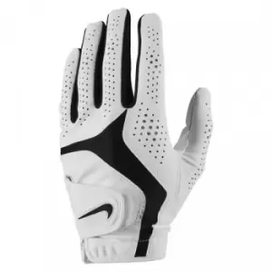 image of Nike Womens/Ladies Dura Feel IX 2020 Left Hand Golf Glove (M) (White/Black)