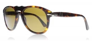 image of Persol PO0649 Sunglasses Havana 24/57 Polarized 52mm