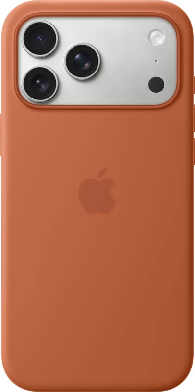 Image of Apple Silicone Case with MagSafe for iPhone 17 Pro Max - Terra Cotta
