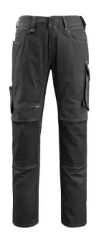 image of Mascot Workwear 12779 Black Unisex's Cotton, Polyester Lightweight Trousers 41in, 103cm Waist