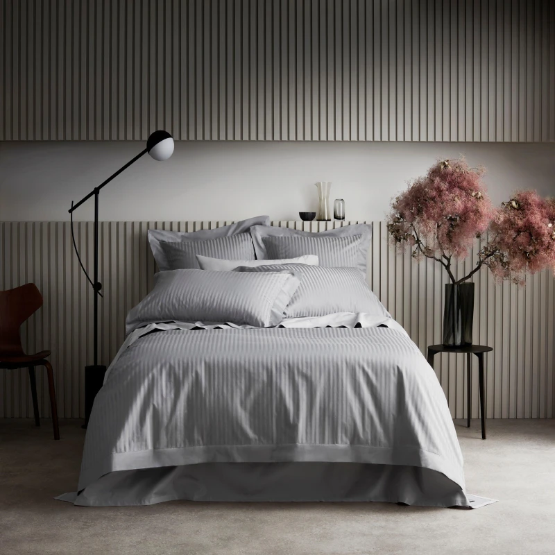 Image of Sheridan Millennia 1200tc Fitted Sheet Storm unisex Double