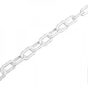 image of Slingsby Plastic 6mm White Chain 360073