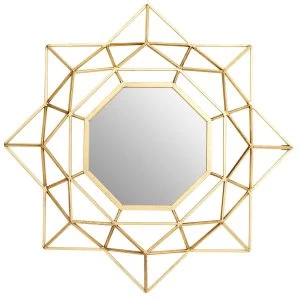 Image of Premier Housewares Farran Large Wall Mirror - Champagne