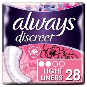 image of Always Discreet Light Liner 28 pack