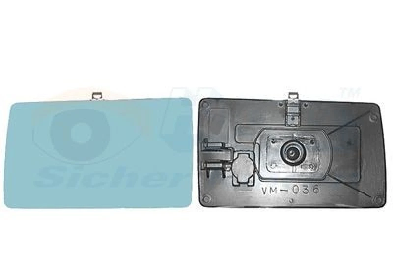 Image of VAN WEZEL Wing mirror glass VAN WEZEL 3024831