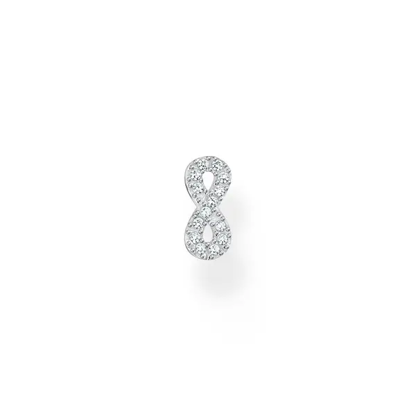 Thomas Sabo Charm Club Charming Sterling Silver White Infinity Single