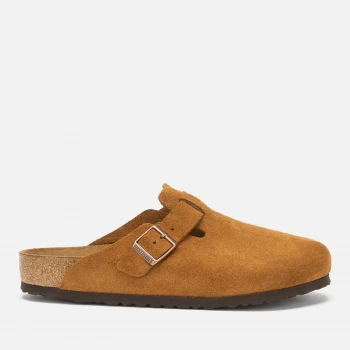 Image of Birkenstock Mens Boston Suede Mules - Mink - EU 45/UK 10.5