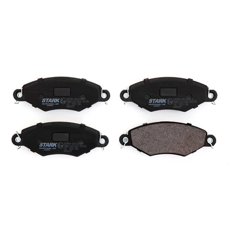 Image of RIDEX 402B0066 Brake pad set Front Axle, excl. wear warning contact Brake Pad Set,disc brake (402)