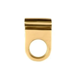 BQ Brass effect Cylinder latch pull L70mm Pack of 1