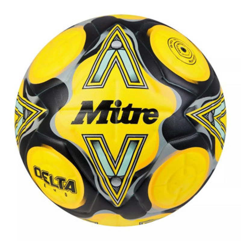 Image of Mitre Delta Evo Football Yellow/black/grey (5)