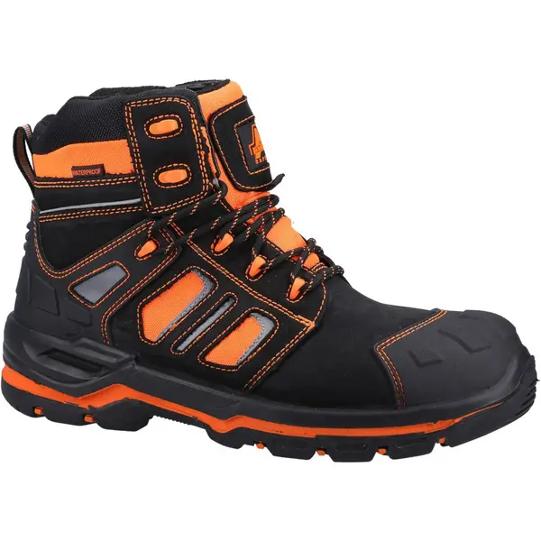 Image of Amblers Safety Mens Radiant Leather Safety Boots UK Size 10 (EU 44) Orange AMB351-Orange-10