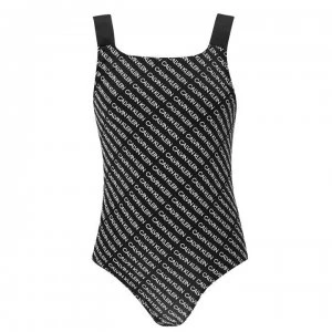 Image of Calvin Klein Repeat Logo Swimsuit - Repeat Logo
