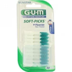 Image of Gum Soft Picks Bong Rubber Large 40 Pieces