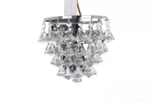 Image of Parma 1 Light Chrome Wall Light Fitting