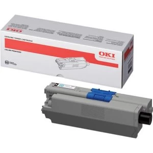 image of OKI 44469803 Black Laser Toner Ink Cartridge